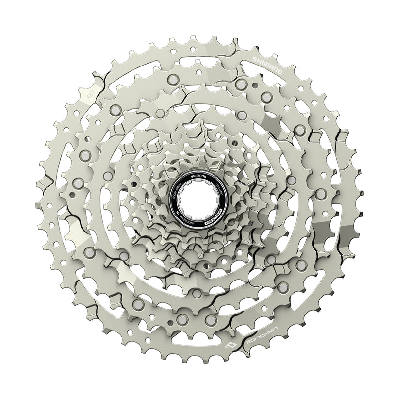 Shimano CUES U6030 / U6000 Drop Bar Groupset - 1x10 Speed LinkGlide, Polished Silver Edition