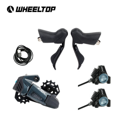 Wheeltop EDS GeX Wireless Electronic Gravel Groupset (1 X 7-14 Speed)
