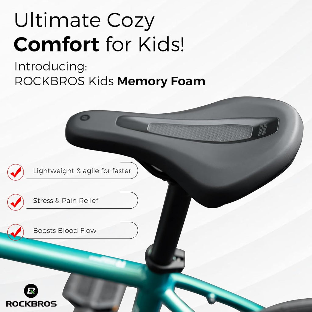 ROCKBROS Saddle, Kids, Black