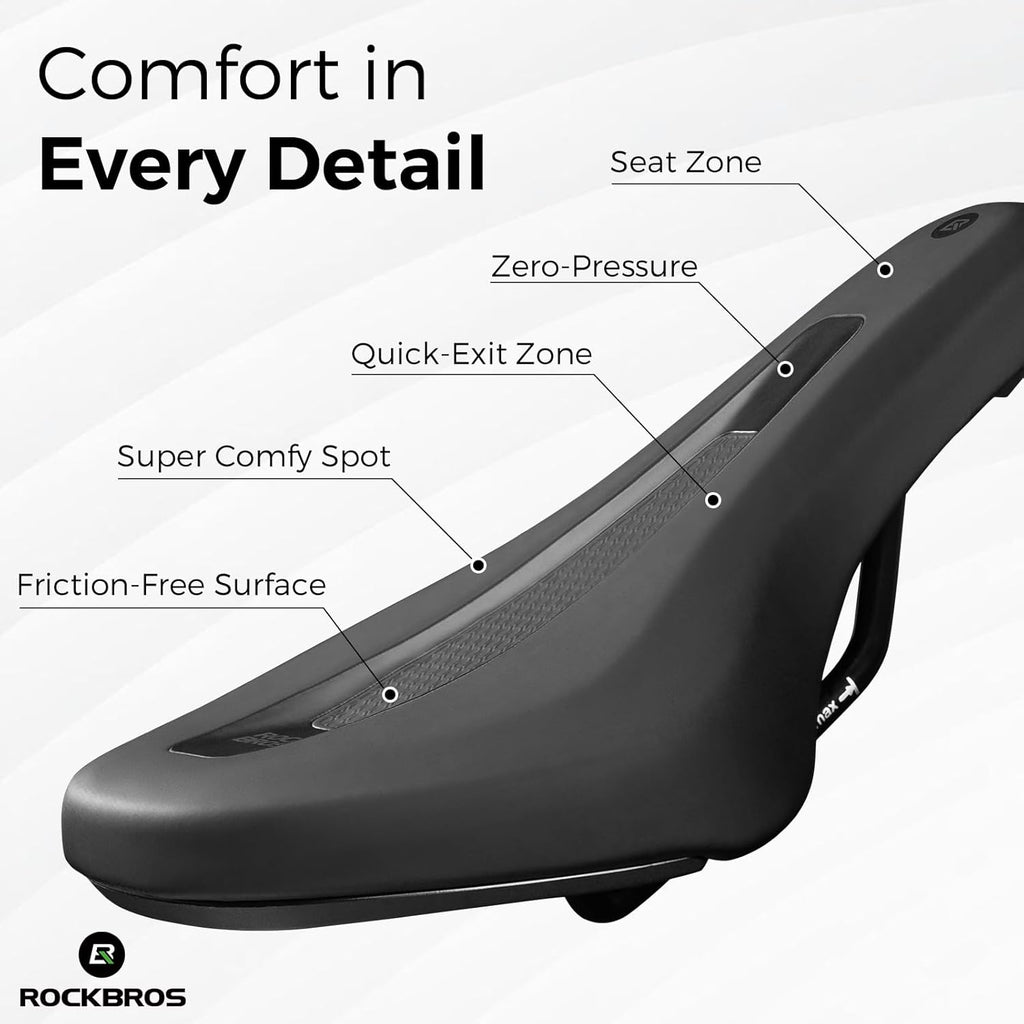ROCKBROS Saddle, Kids, Black