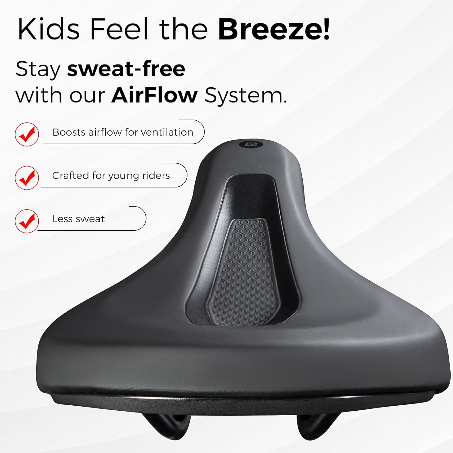 ROCKBROS Saddle, Kids, Black