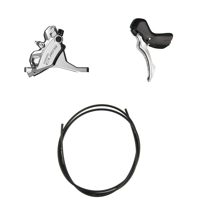 Shimano CUES U6030 / U6000 Drop Bar Groupset - 1x10 Speed LinkGlide, Polished Silver Edition