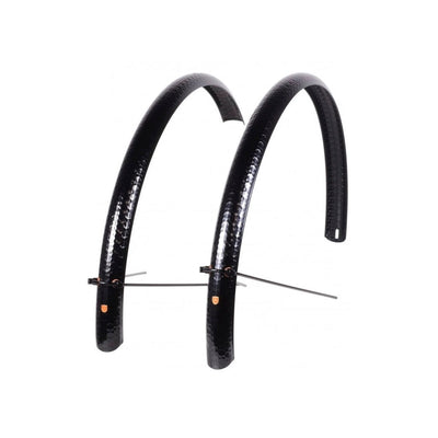 Velo Orange Hammered Fenders, 700c x 45mm Silver / Black